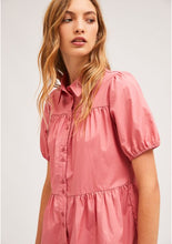 Cargar imagen en el visor de la galería, VESTIDO COSTURAS EVASÉ ROSA