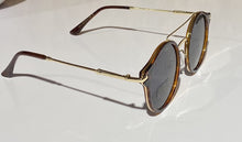 Cargar a imaxe no visor de galería, LENTES DE SOL METAL E CAREY MOSCO MARRÓN