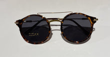 Cargar a imaxe no visor de galería, LENTES DE SOL METAL E CAREY MOSCO MARRÓN