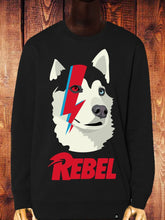 Cargar imagen en el visor de la galería, SUDADERA REBEL LOBO BOWIE