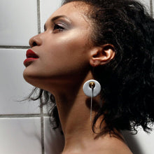 Cargar a imaxe no visor de galería, PENDENTE DE PORCELANA E OURO