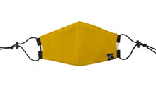 Cargar imagen en el visor de la galería, MASCARILLA AJUSTABLE 100% ALGODÓN MOSTAZA