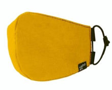 Cargar imagen en el visor de la galería, MASCARILLA AJUSTABLE 100% ALGODÓN MOSTAZA