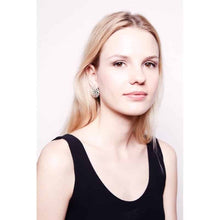 Cargar a imaxe no visor de galería, PENDENTES DE LATÓN CHATADO OURO