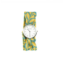 Cargar a imaxe no visor de galería, FOLLAS DE CORREA DE TECIDO DE RELOX DE PLATA