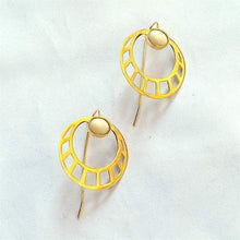 Cargar a imaxe no visor de galería, PENDENTES DE LATÓN ORO (GRANOS)