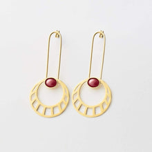 Cargar a imaxe no visor de galería, PENDENTES DE LATÓN DE OURO DE ALTA CALIDADE (GRANOS)