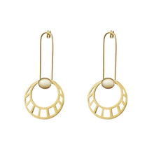 Cargar a imaxe no visor de galería, PENDENTES DE LATÓN DE OURO DE ALTA CALIDADE (GRANOS)