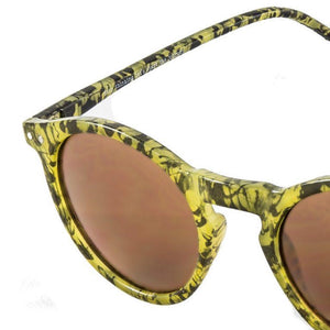 Gafas de sol de tartaruga de ouro